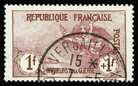 N°154 1f+1f Orphelins obl TB