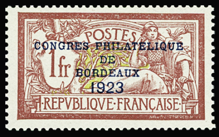 N°182 Congrès philatélique de Bordeaux très bien centré