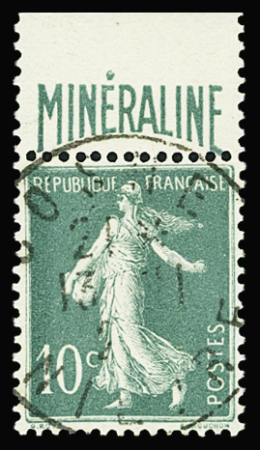 N°188A 10c Minéraline TB centré obl TB