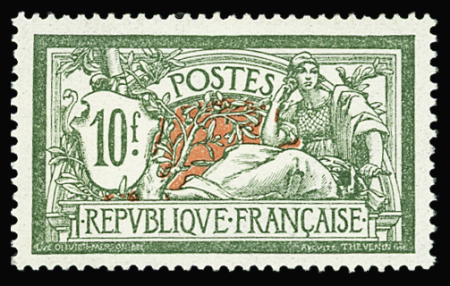 N°207 10f Merson TB centré neuf ** TB