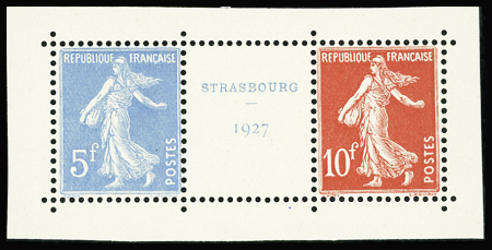 N°242A Expostion philatélique de Strasbourg 1927 n