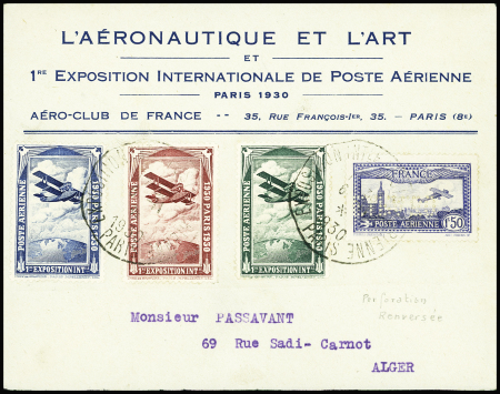 N°6c EIPA 30 sur lettre TB