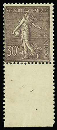 N°133b 30c violet très foncé bdf neuf ** TB