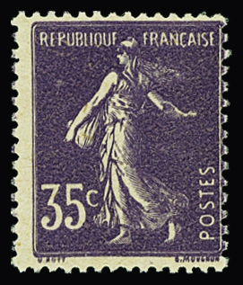 N°142 Impression double neuf ** TB