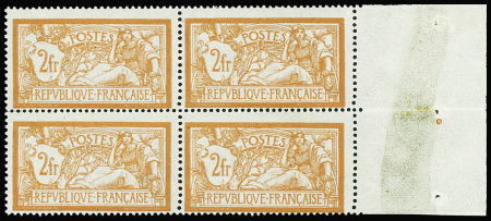 N°145d sans teinte de fond bloc de 4 bdf neuf ** T