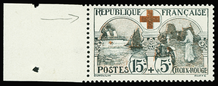 N°156 couleur rouge très déplacée neuf ** TB