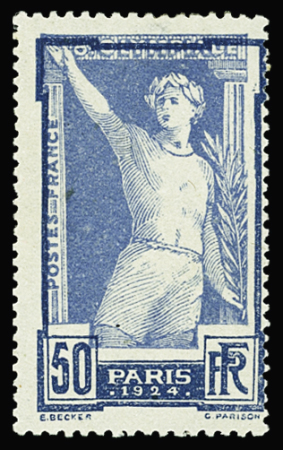 N°186 Centre très déplacé neuf * TB