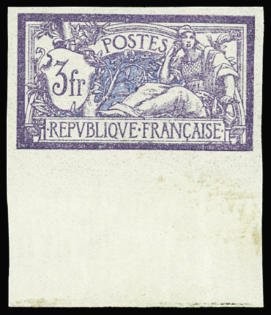 N°206b 3f Merson non dentelé bdf neuf ** TB