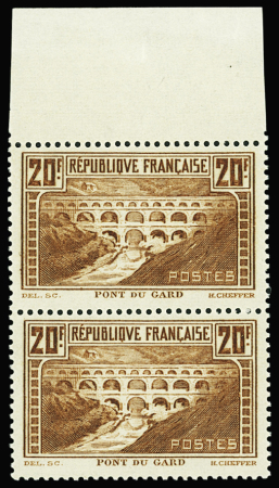 N°262f types IIA et IIB se tenant neuf ** TB