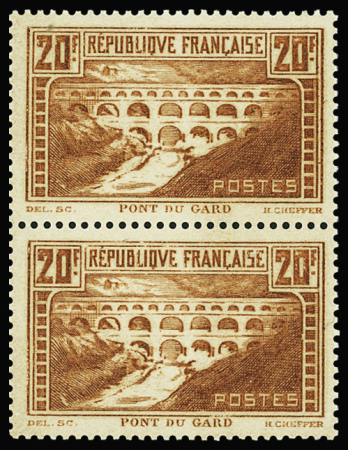 N°262f chaudron clair types IIA et IIB se tenant n