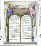 N°11 Texte très décalé non dentelé (pli d'origine)