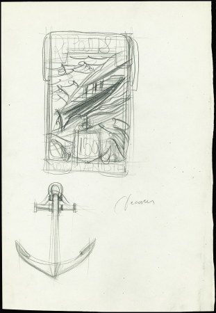 N°299 Paquebot Normandie Maquette projet non émis 