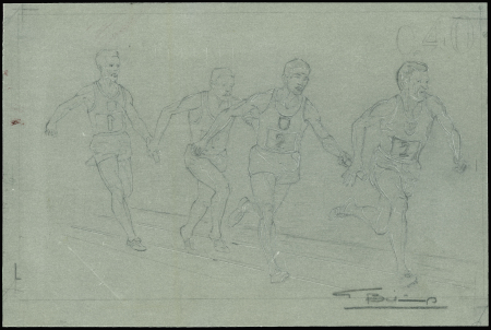 N°1573 jeux olympiques de Mexico 1968 Maquette pro