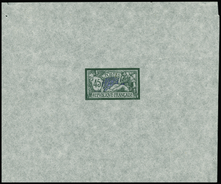 N°143 45c Merson épreuve sur papier pelure
