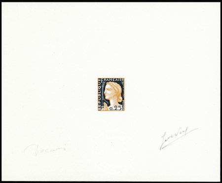 N°1263 Epreuve signée Decaris et Piel avec contrôl