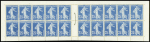 N°140-C1a  25c Semeuse bleu clair type IV neuf ** 