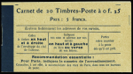 N°140-C1a  25c Semeuse bleu clair type IV neuf ** 