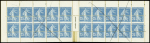 N°140-C3  25c Semeuse bleu type IB piquage à cheva