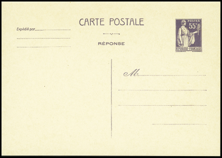 N°363 CPRP1 55c + 55c Paix