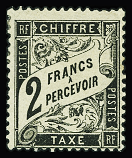 N°23 2f  noir neuf * TB