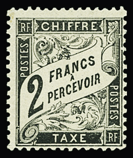 N°23 2f  noir neuf * TB