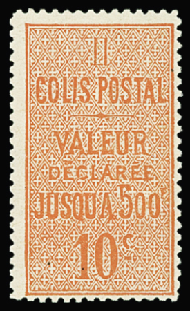 N°2 10c rouge dentelé 13 1/2 neuf ** TB