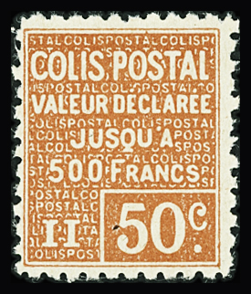 N°56 50c rouge neuf ** TB