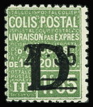 N°141 2f35 sur 1f65 vert neuf * TB