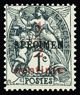 N°157-CI 4 1/2c sur 1c Blanc neuf ** TB