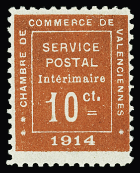 N°1 10c vermillon neuf ** TB