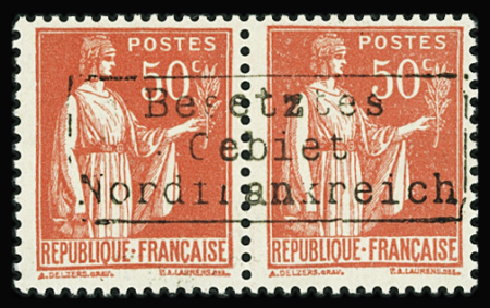 N°6 50c rouge surcharge de Coudekerque (1ex*) neuf