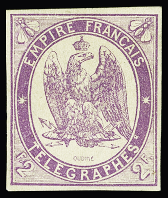 N°4 2f violet neuf * TB