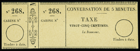 N°1 25c noir sur bulle nsg (comme émis) TB