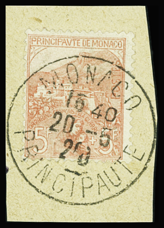 N°33 5f+5f Orphelins sur fragment obl TB