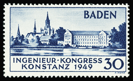 N°46a 30p bleu 2ème tirage neuf ** TB