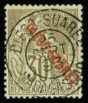 N°21 30c brun obl TB