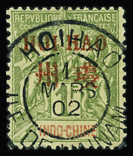 N°14 1f olive obl TB