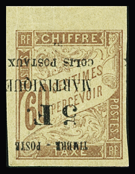 N°60a surcharge renversée bdf neufs * TB