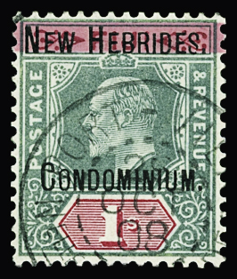 N°11 1s vert et rose obl TB