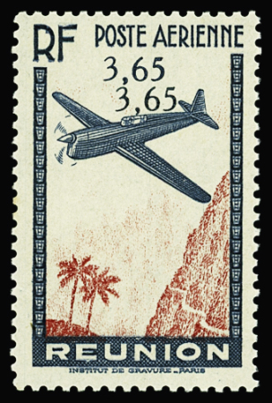 N°2c/5c valeurs faciales doublées 4 valeurs neufs