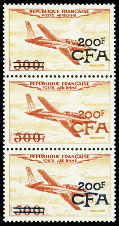 N°54 200f/500f Magister bande de 3 essais de surch