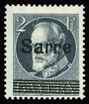 N°17B 2pf gris  neufs * TB (certificat Scheller)