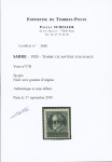 N°17B 2pf gris  neufs * TB (certificat Scheller)