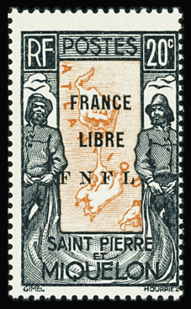 N°285 20c France Libre neufs ** TB