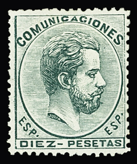 N°128 10p vert nsg TB