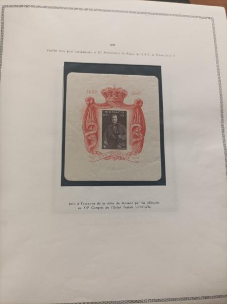 1885-2014 , Ensemble de MONACO en 6 albums et classeurs,