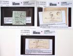 1789-1876, Anciens lots de VO avec 17 lettres dont