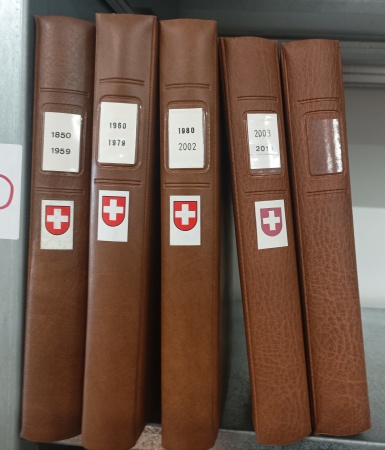 1850-2018, Collection de SUISSE en 5 albums, dont n°5
