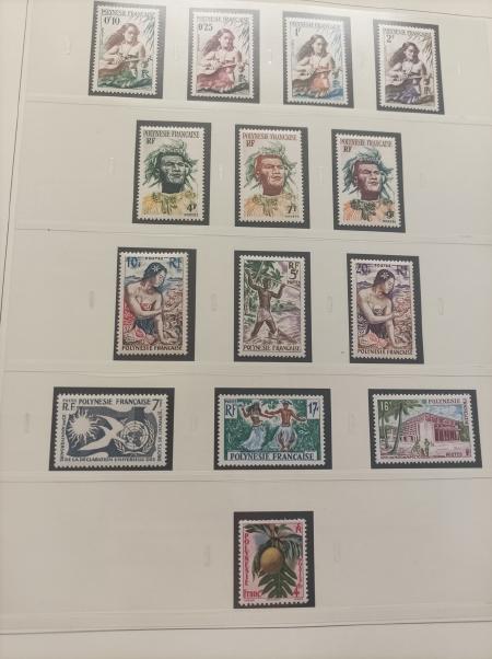 1958-2023, Collection de POLYNESIE en 5 albums Safe,