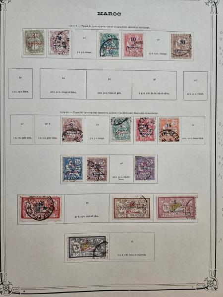 1850-1965, collection de timbres du monde de tous les